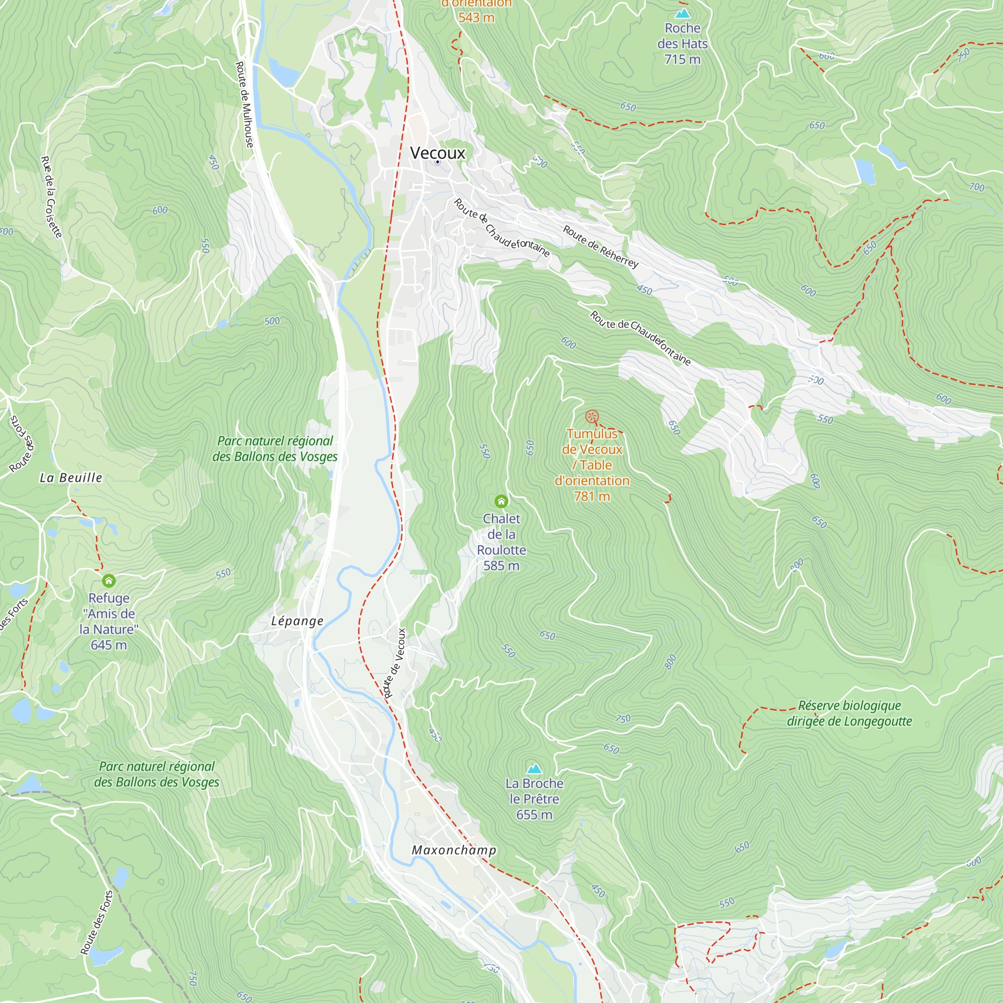 Chalet de la Roulotte map