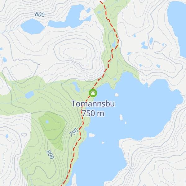 Map of Tomannsbu