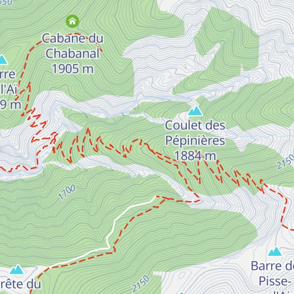 Map of Refuge de Congerman