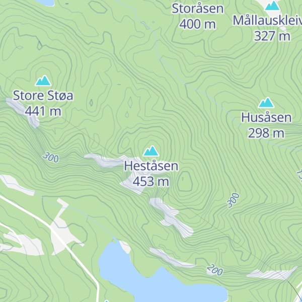 Map of Heståsen