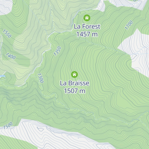 Map of La Braïsse