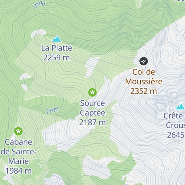 Map of Source Captée