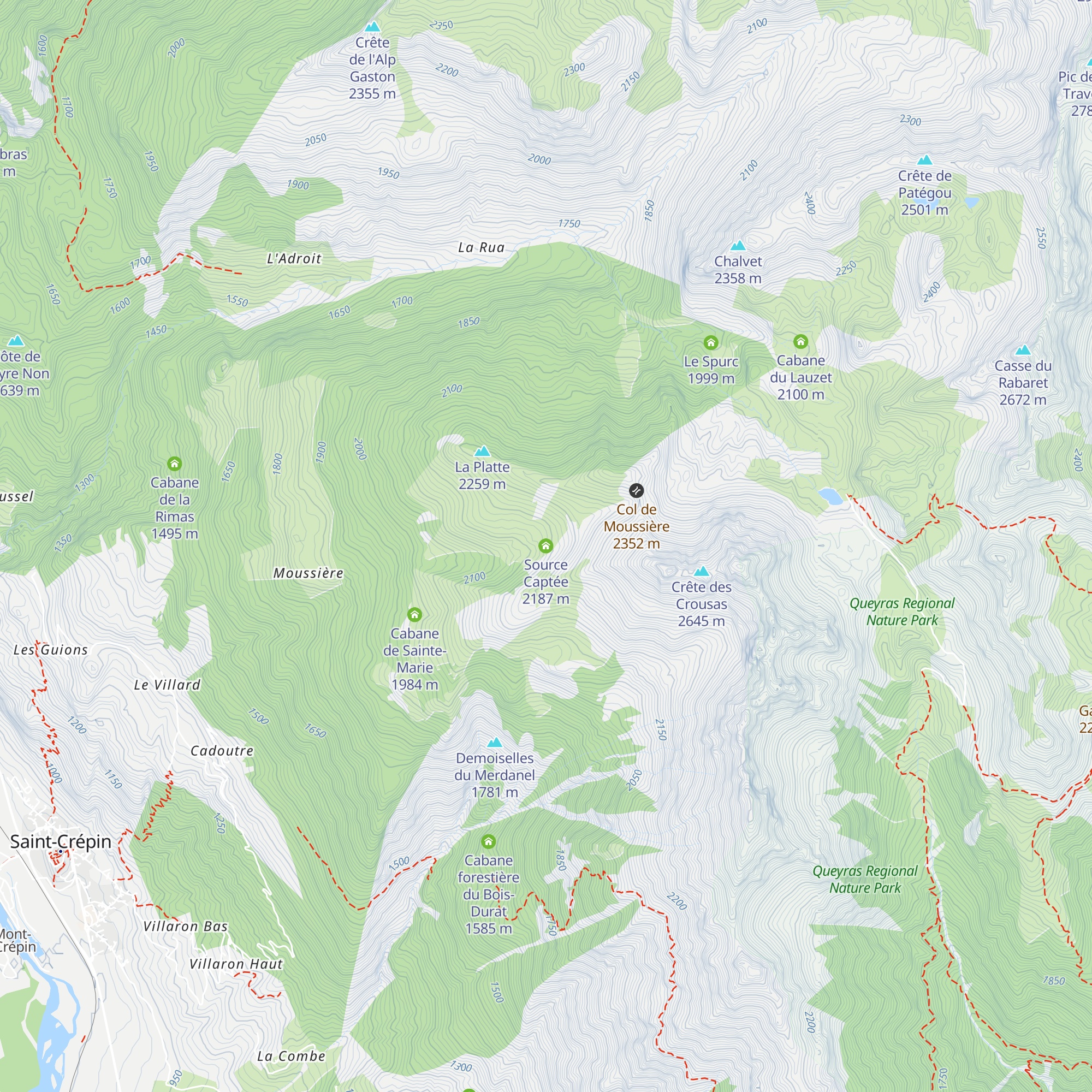 Source Captée map