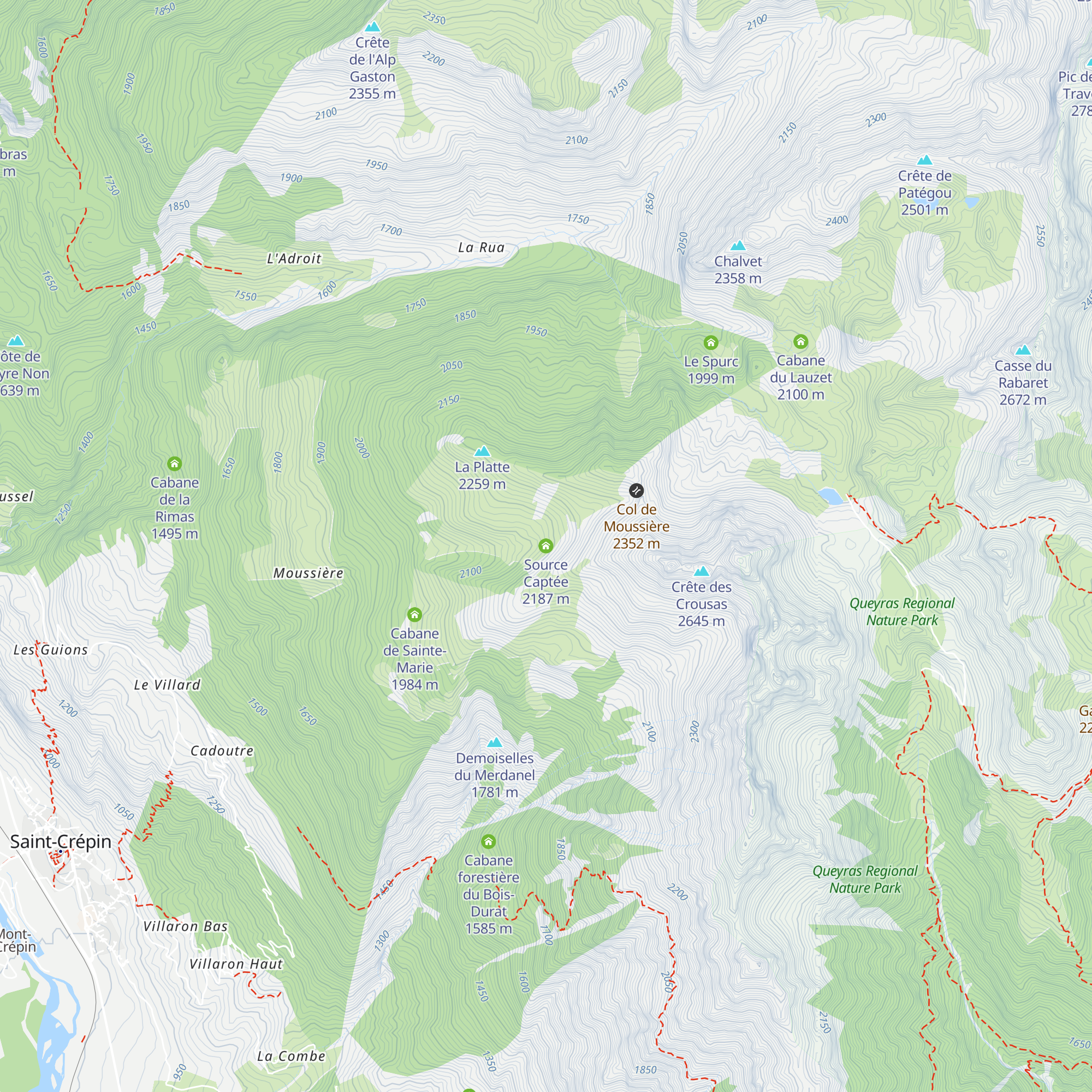 Source Captée map