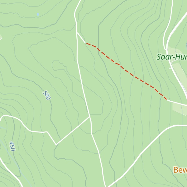 Map of Sarrscher Hochwald Höhe