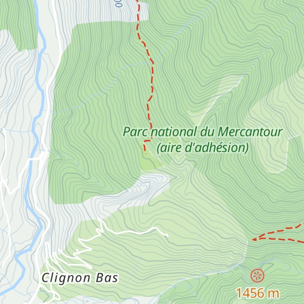 Map of ruines
