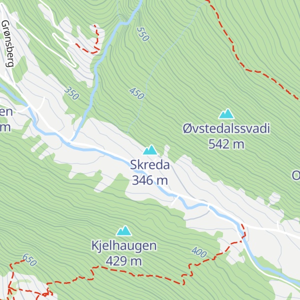 Map of Skreda