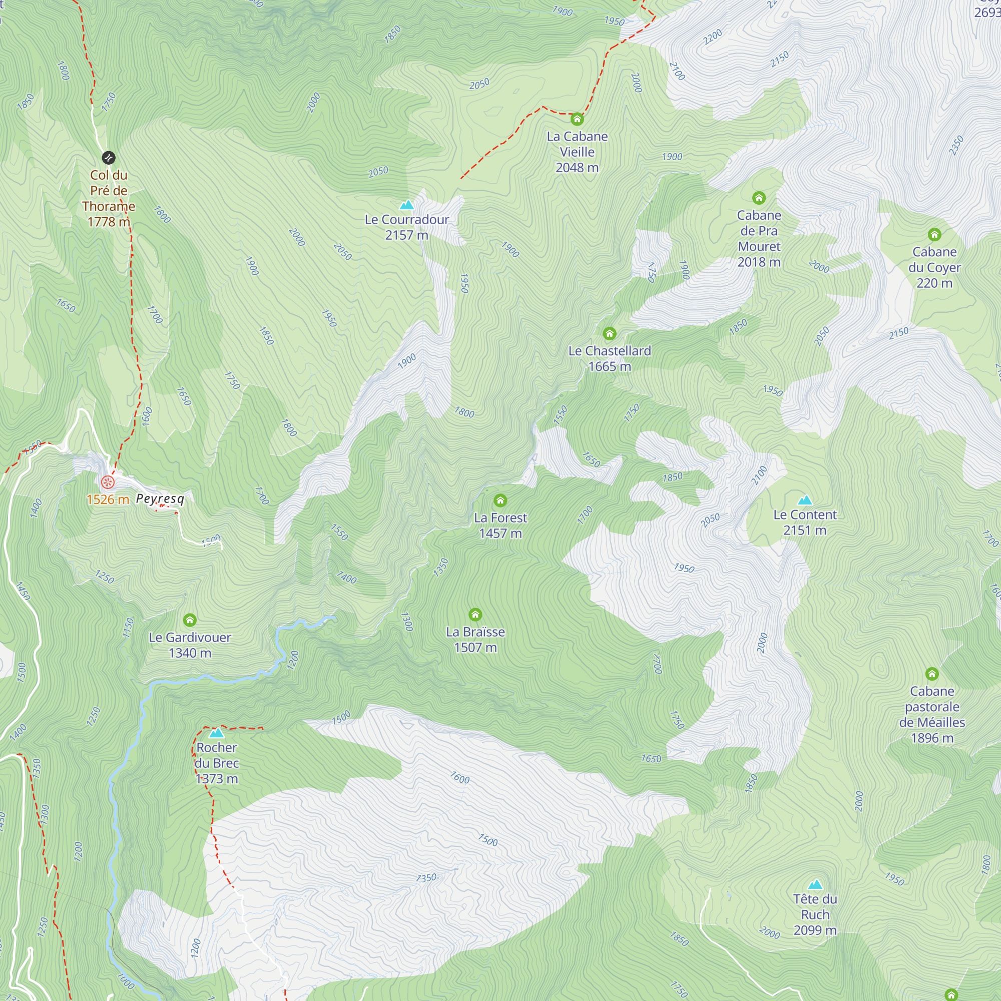La Forest map