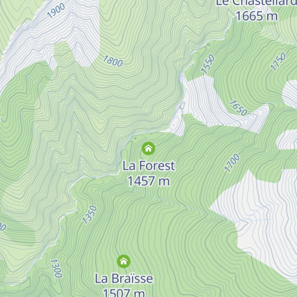 Map of La Forest