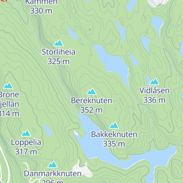 Map of Bereknuten