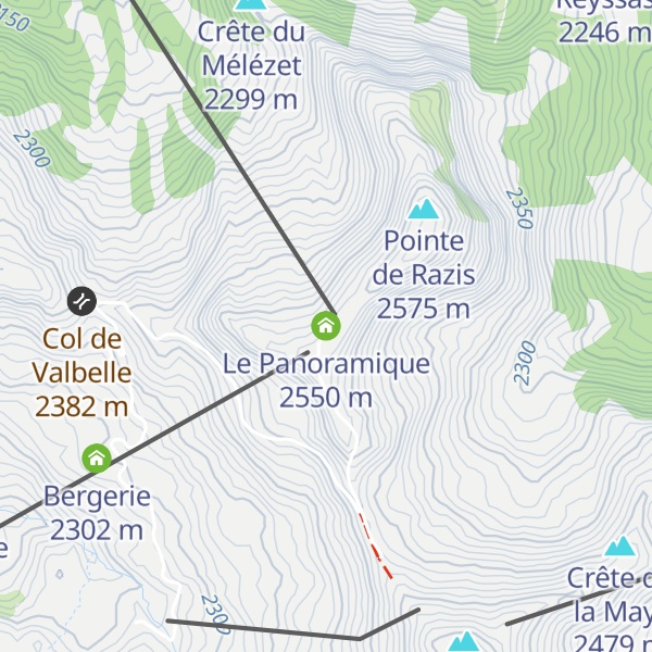 Map of Le Panoramique