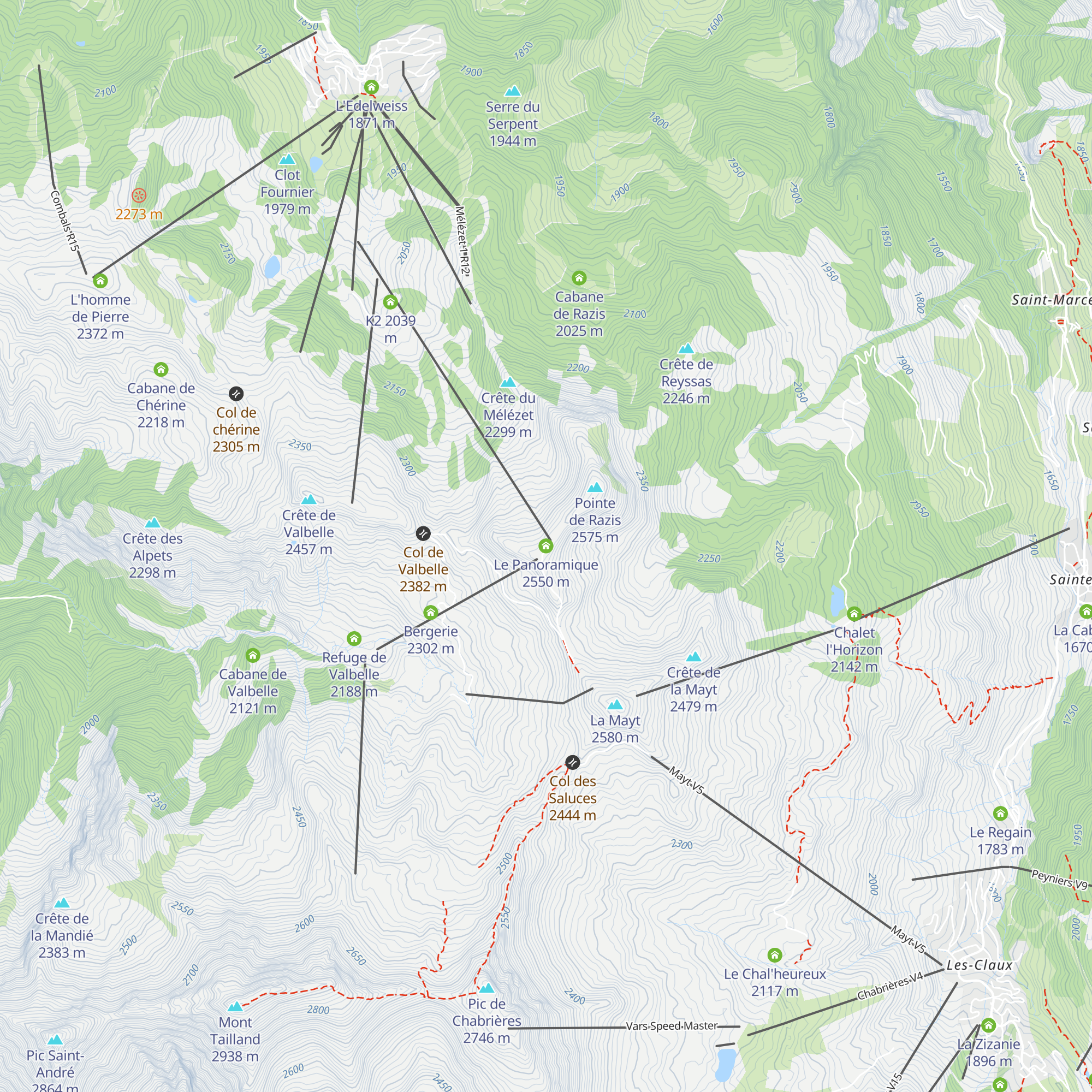 Le Panoramique map