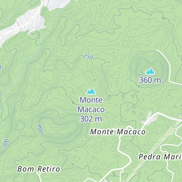 Map of Monte Macaco
