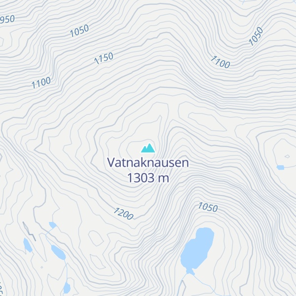 Map of Vatnaknausen