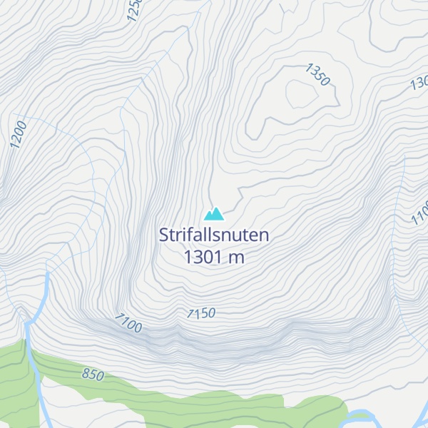Map of Strifallsnuten