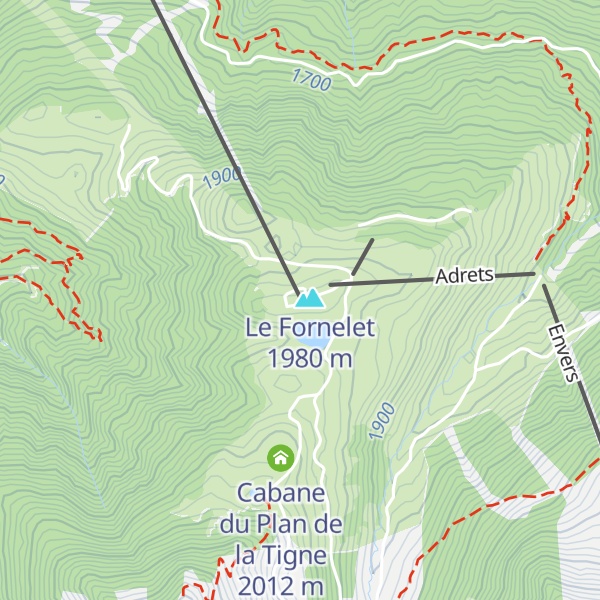 Map of Cabane d'exploitation