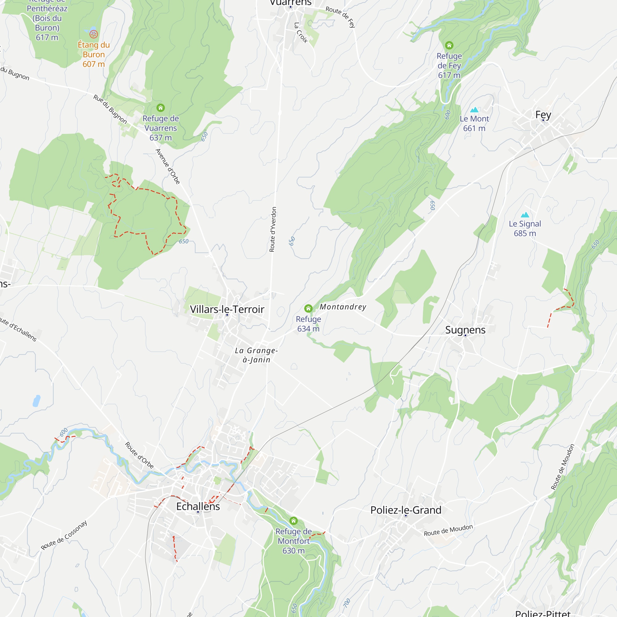 Refuge map