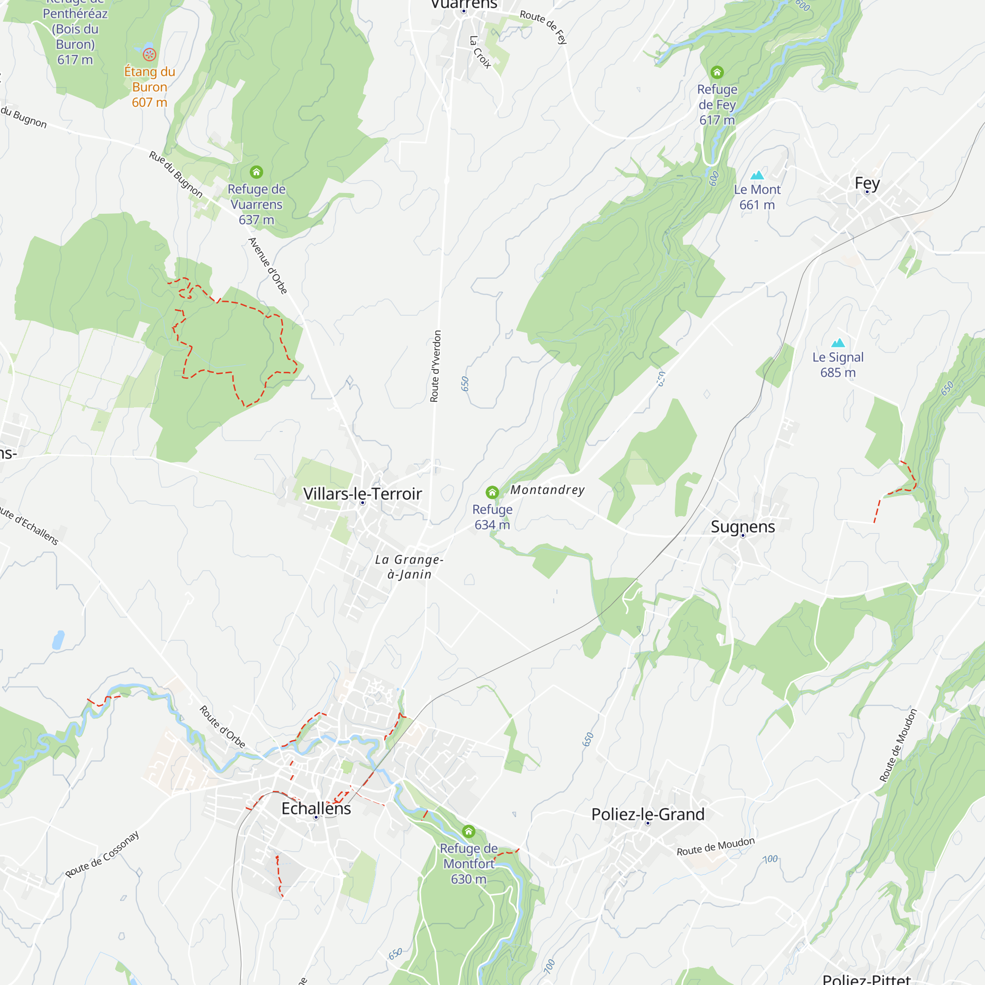 Refuge map