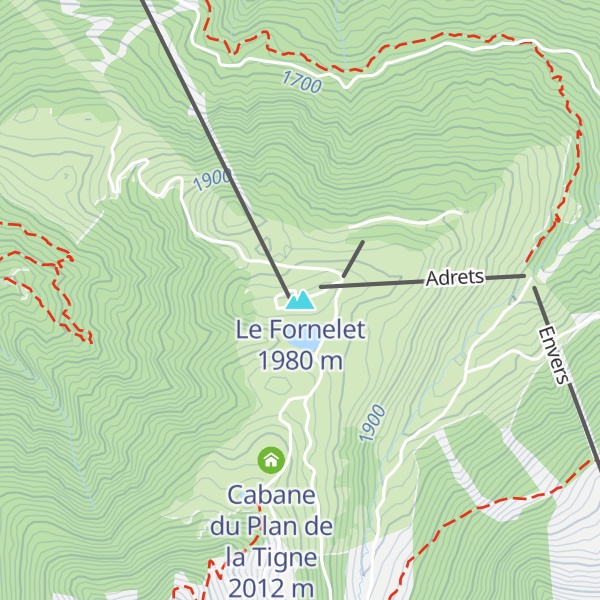 Map of Le Fornelet