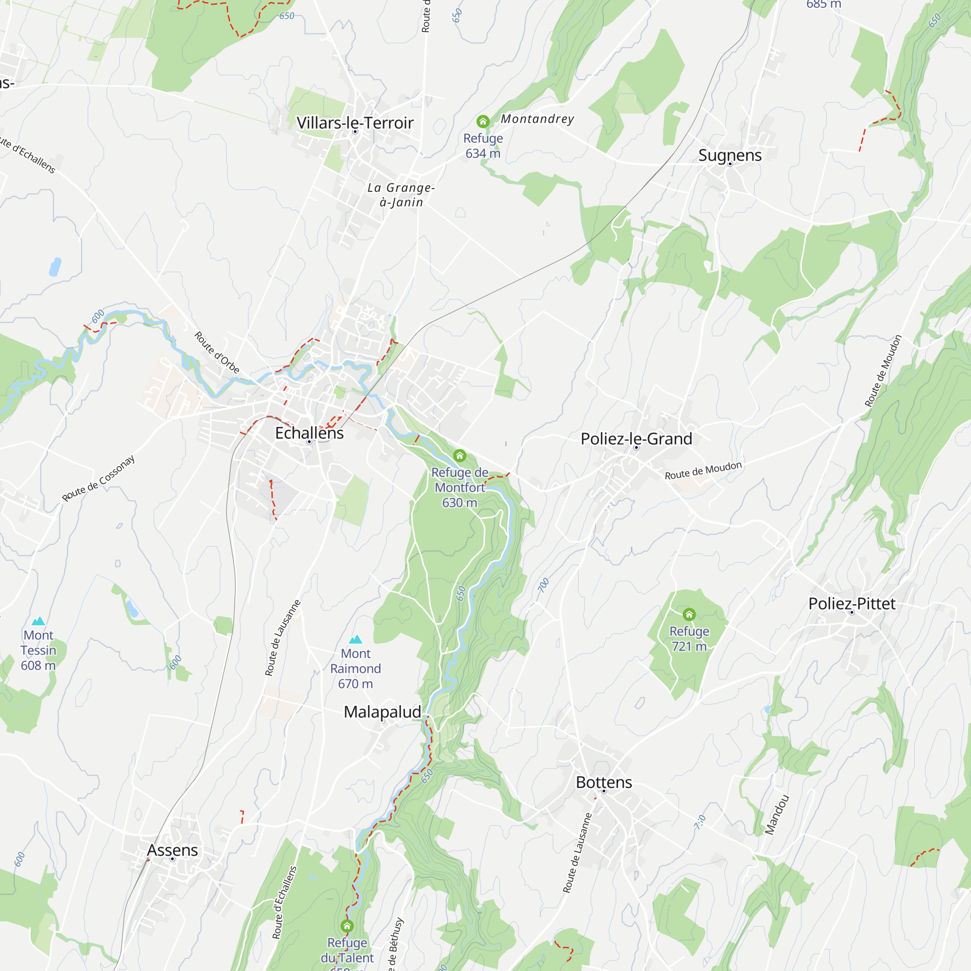 Cabane scoute « Les Loirs » map