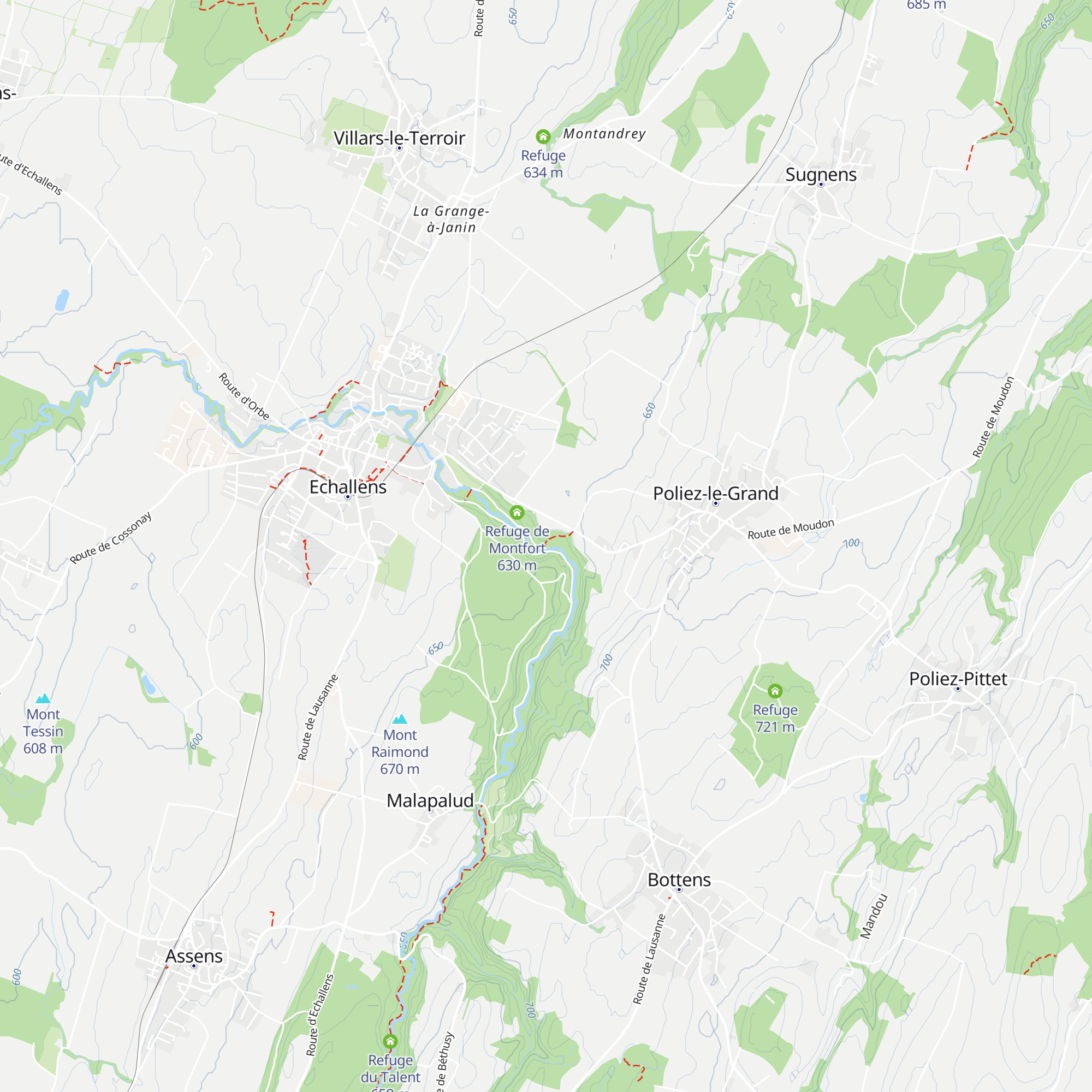 Cabane scoute « Les Loirs » map