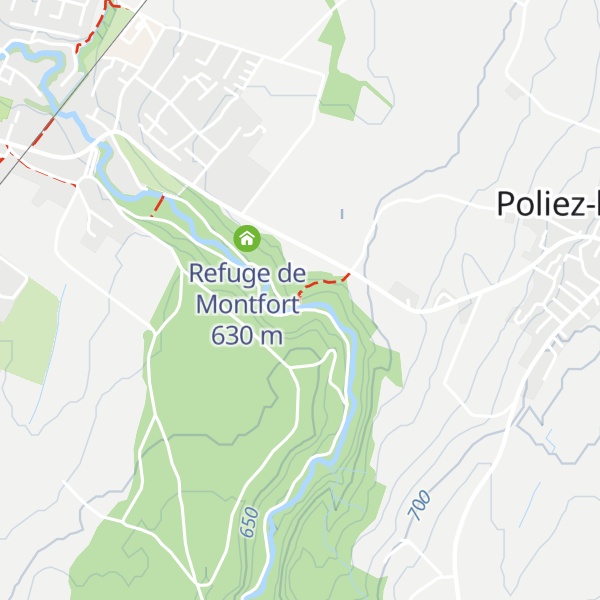 Map of Cabane scoute « Les Loirs »