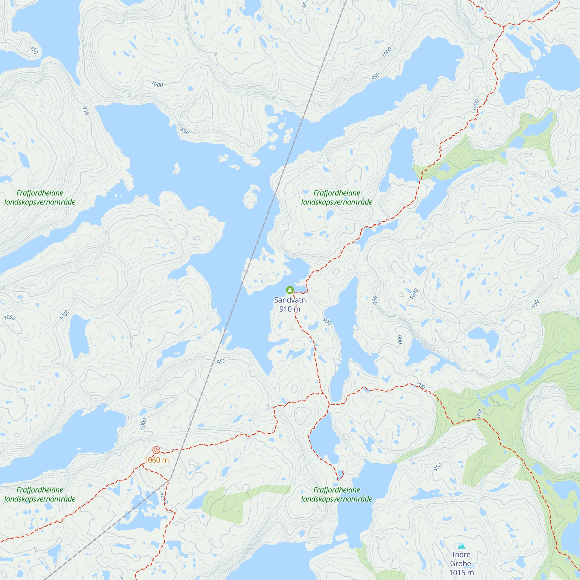 Sandvatn map