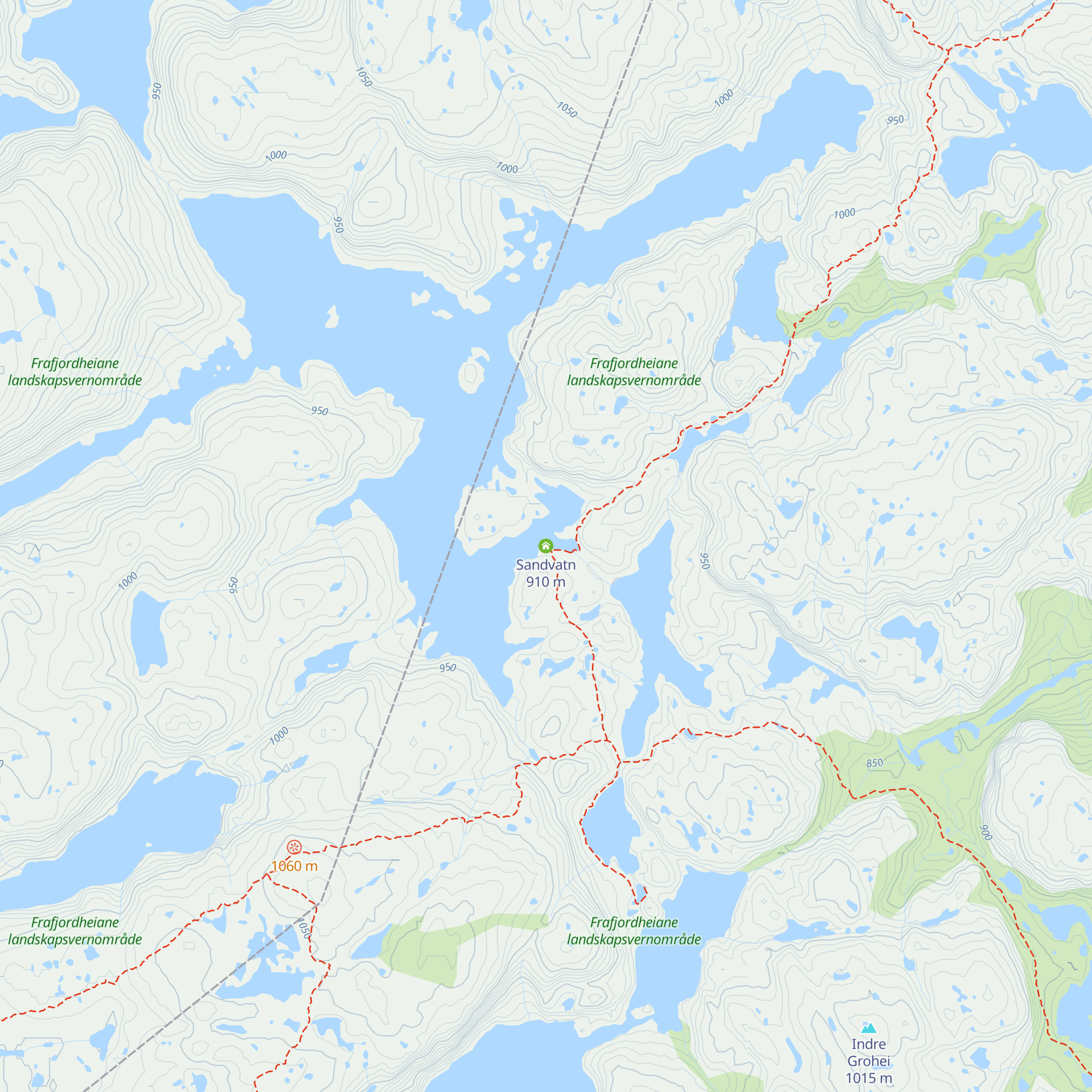 Sandvatn map