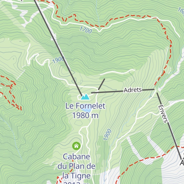 Map of Vigie TSF4 Adrets