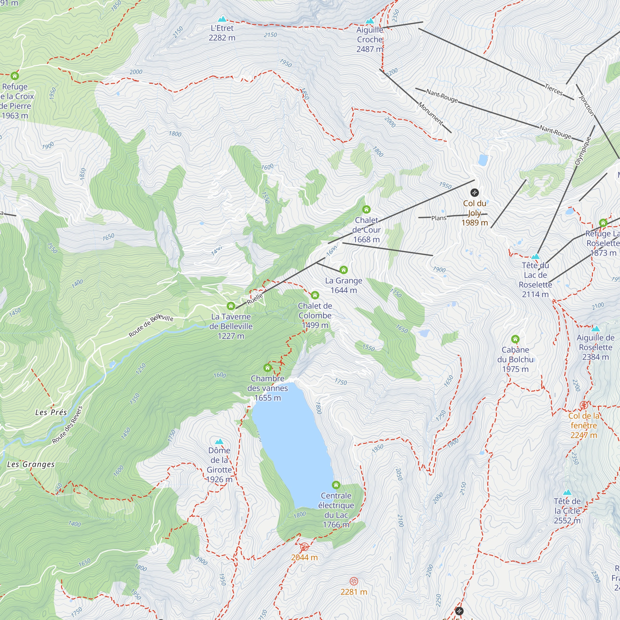 Chez Honoré et Valentine map