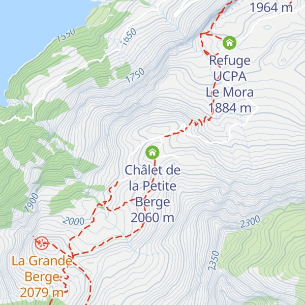Map of Châlet de la Petite Berge