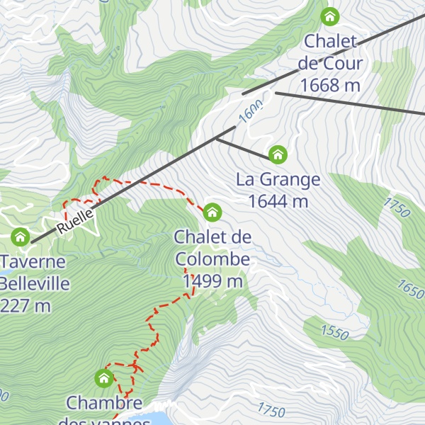Map of Chalet de Colombe