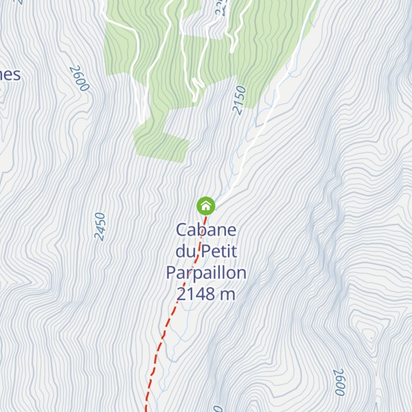 Map of Cabane du Petit Parpaillon