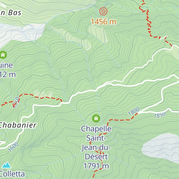 Map of Ratery 1700
