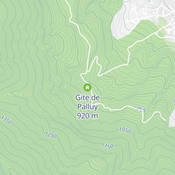 Map of Gite de Palluy
