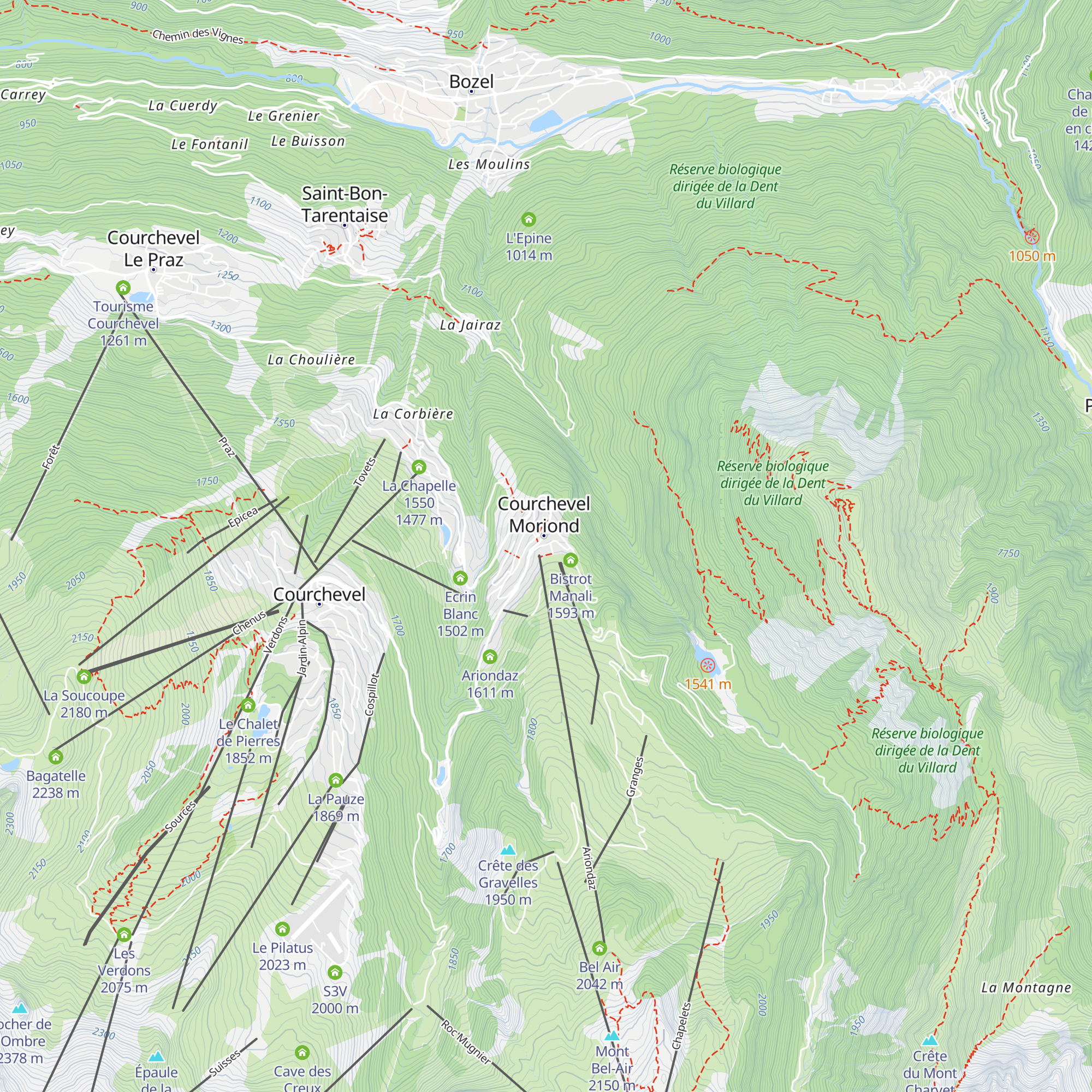 La Table de Marie map
