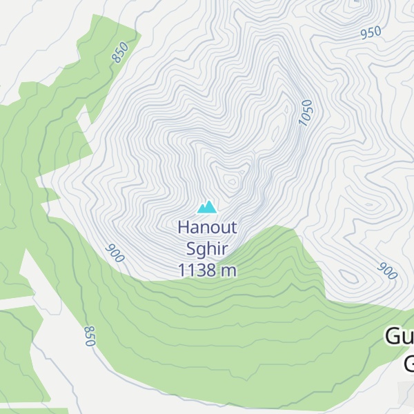 Map of Hanout Sghir