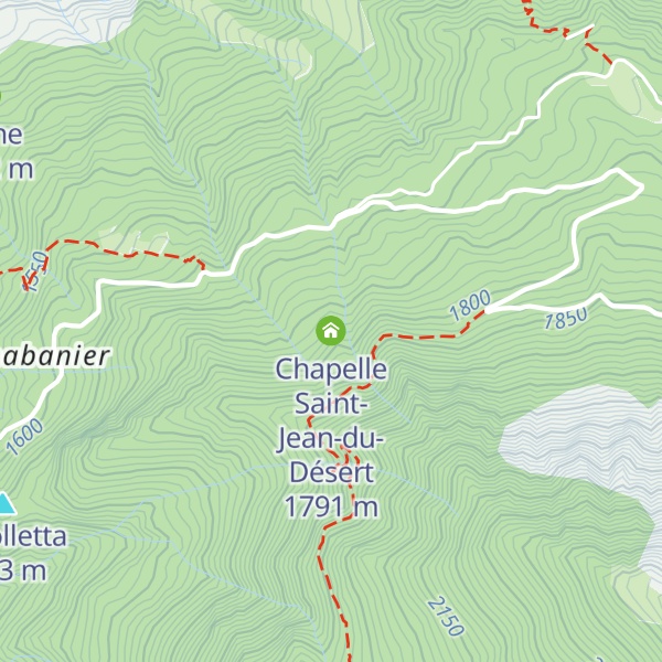 Map of Chapelle Saint-Jean-du-Désert