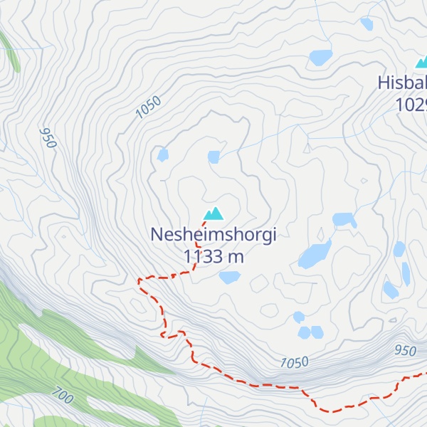 Map of Nesheimshorgi