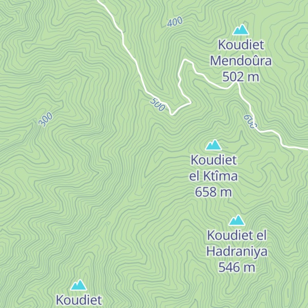 Map of Koudiet ed Damnia