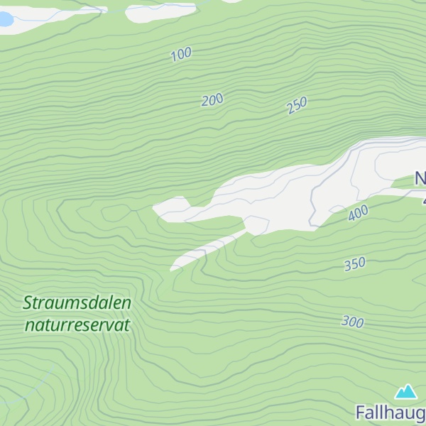 Map of Stettefjellet