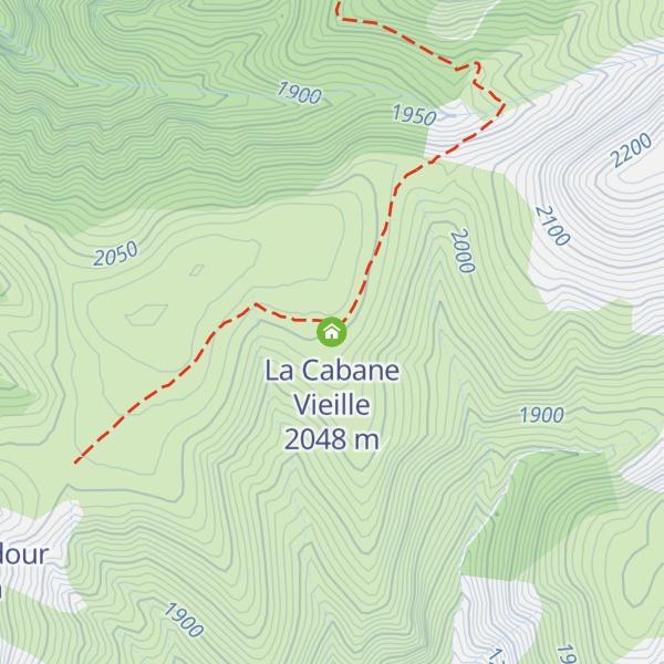 Map of La Cabane Vieille