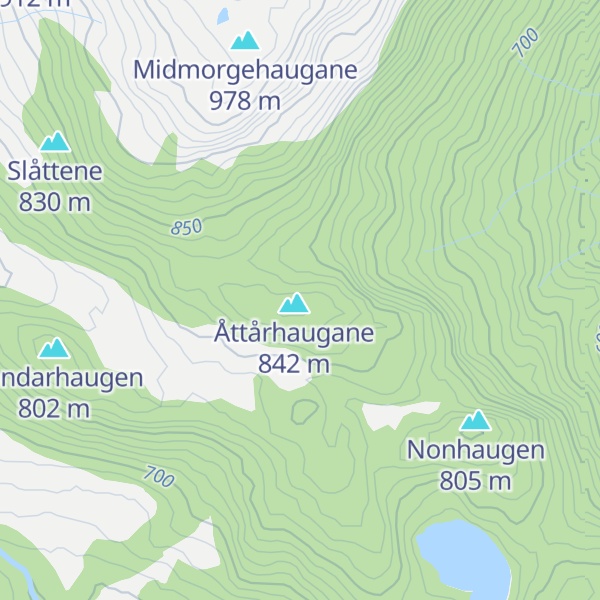 Map of Kjerringahaugen
