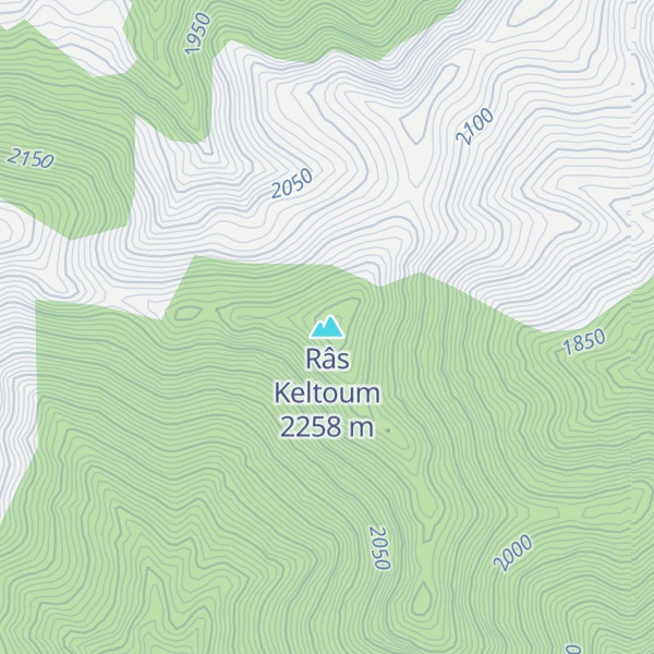 Map of Râs Keltoum
