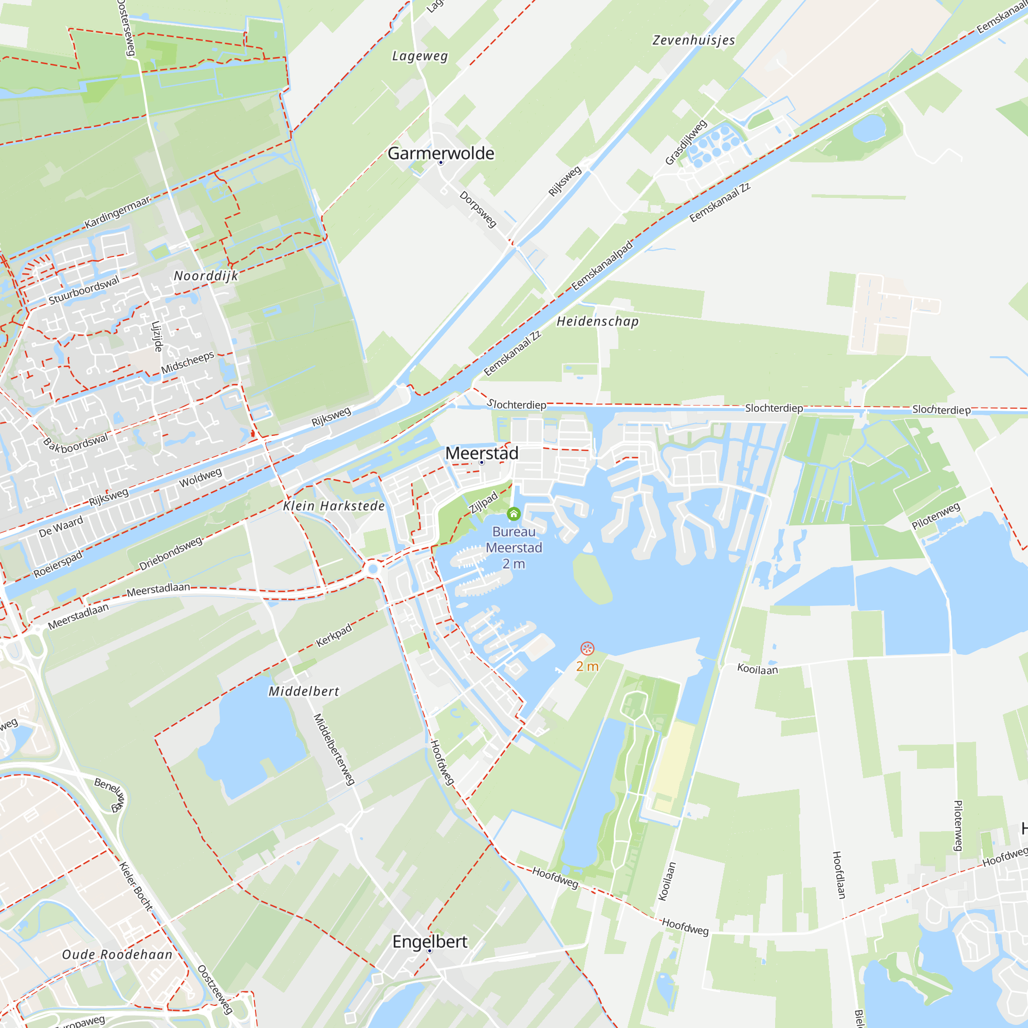 Bureau Meerstad map