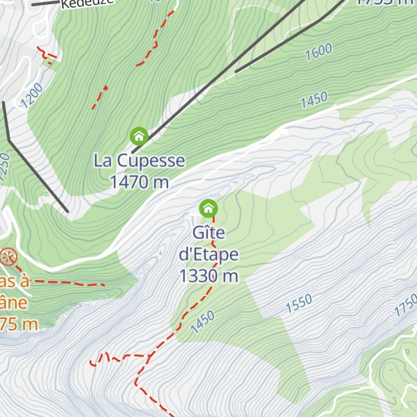 Map of Gîte d'Etape