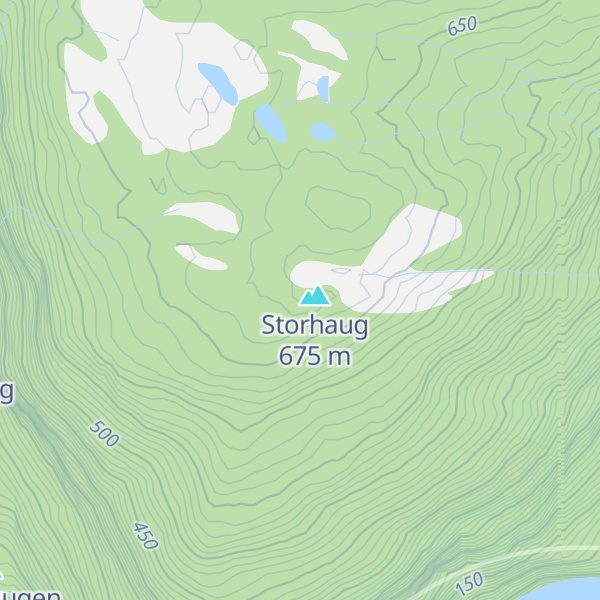 Map of Hestahaugane