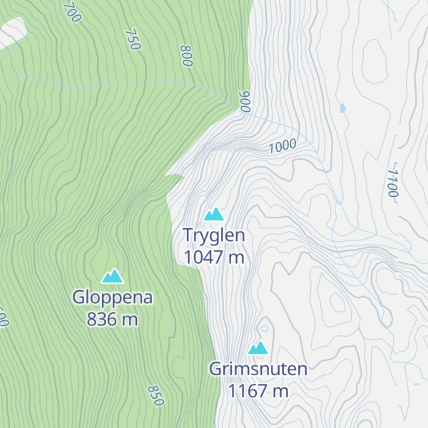 Map of Tryglen