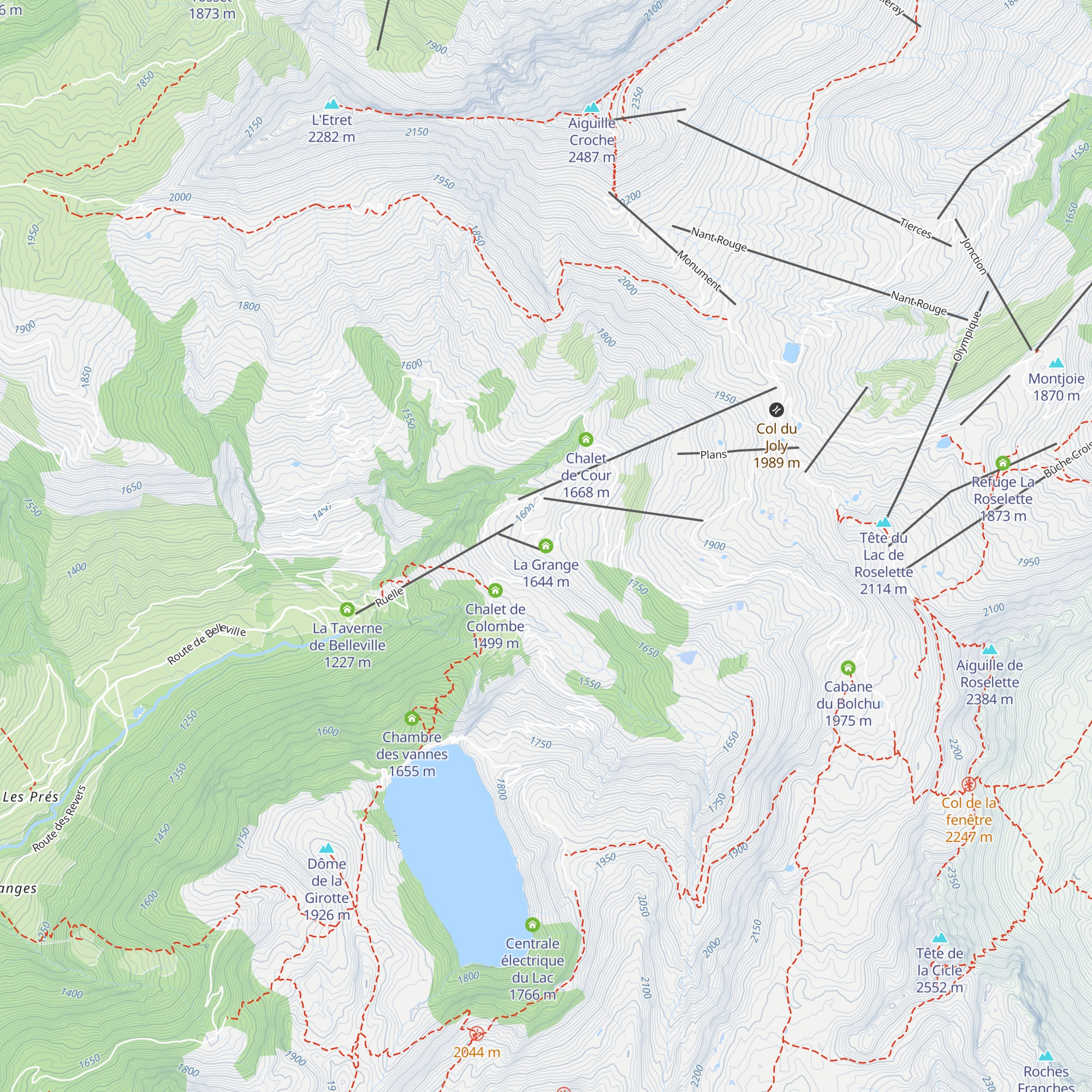 La Grange map