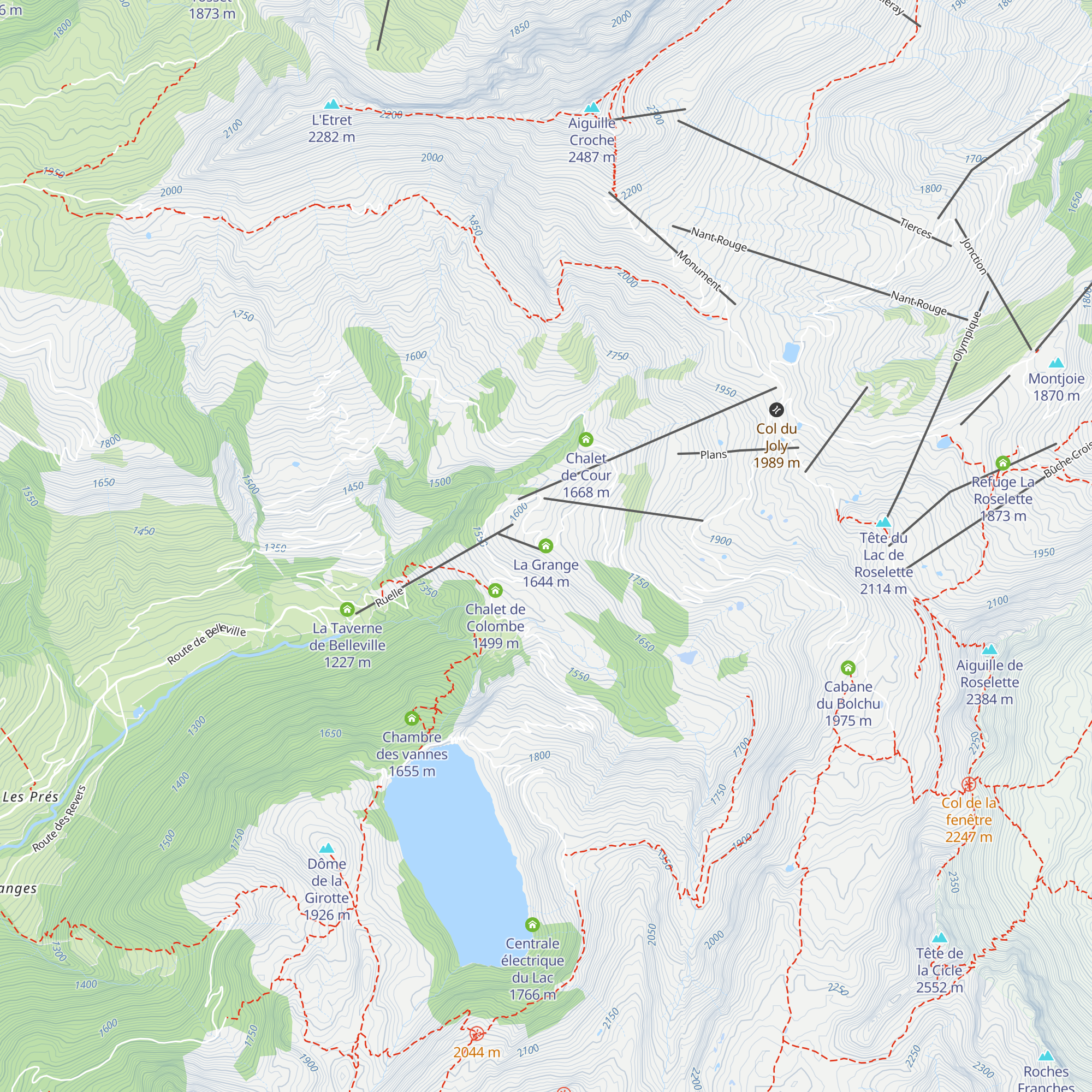La Grange map